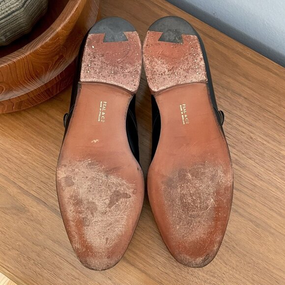 Brooks Brothers Peal Co Monk Strap Dress Shoes Black Leather Mens Size US 11.5 B - Picture 11 of 11